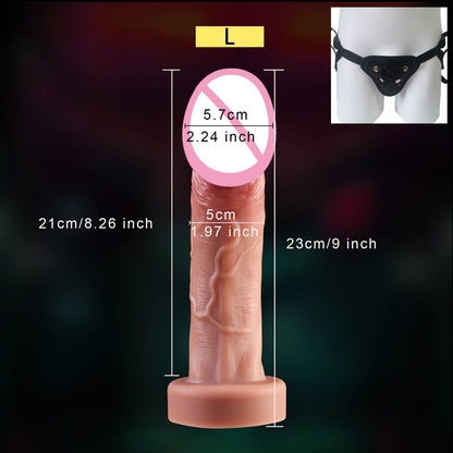 Skin-Feel Realistic Dildo with Suction Cup