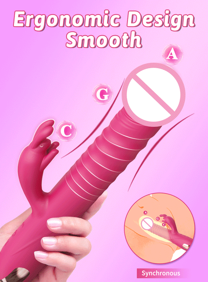 Dildo Vibrator with 3 Thrusting & 10 Vibration Patterns