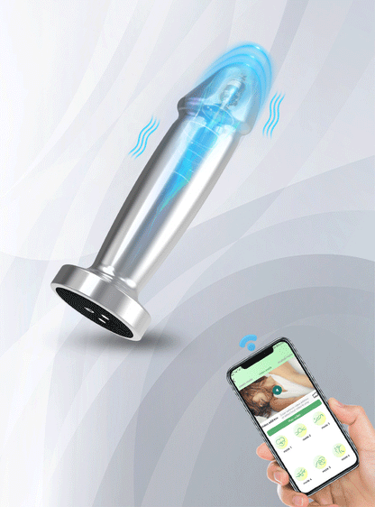 APP Controlled Butt Plug - Stainless Steel & Vibration