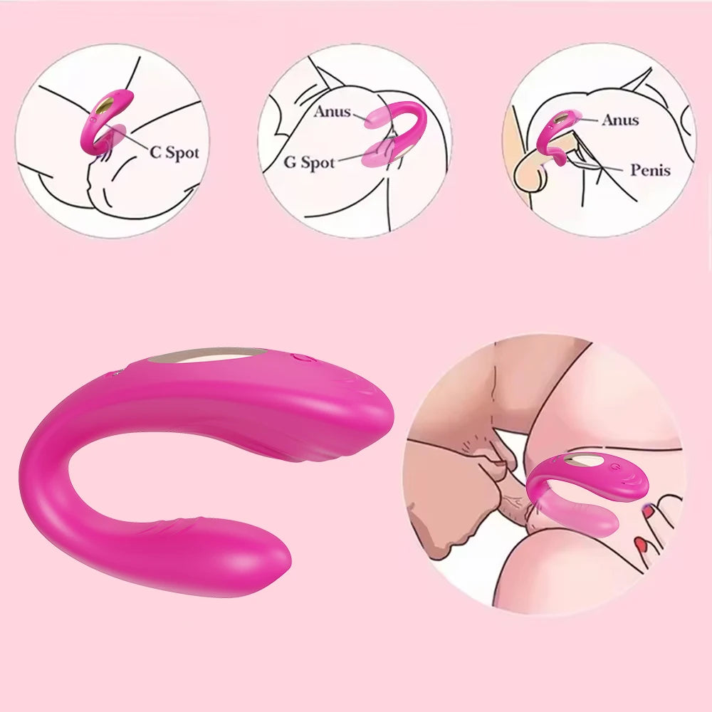 Remote G-Spot & Clitoral Vibrator Panty for Women