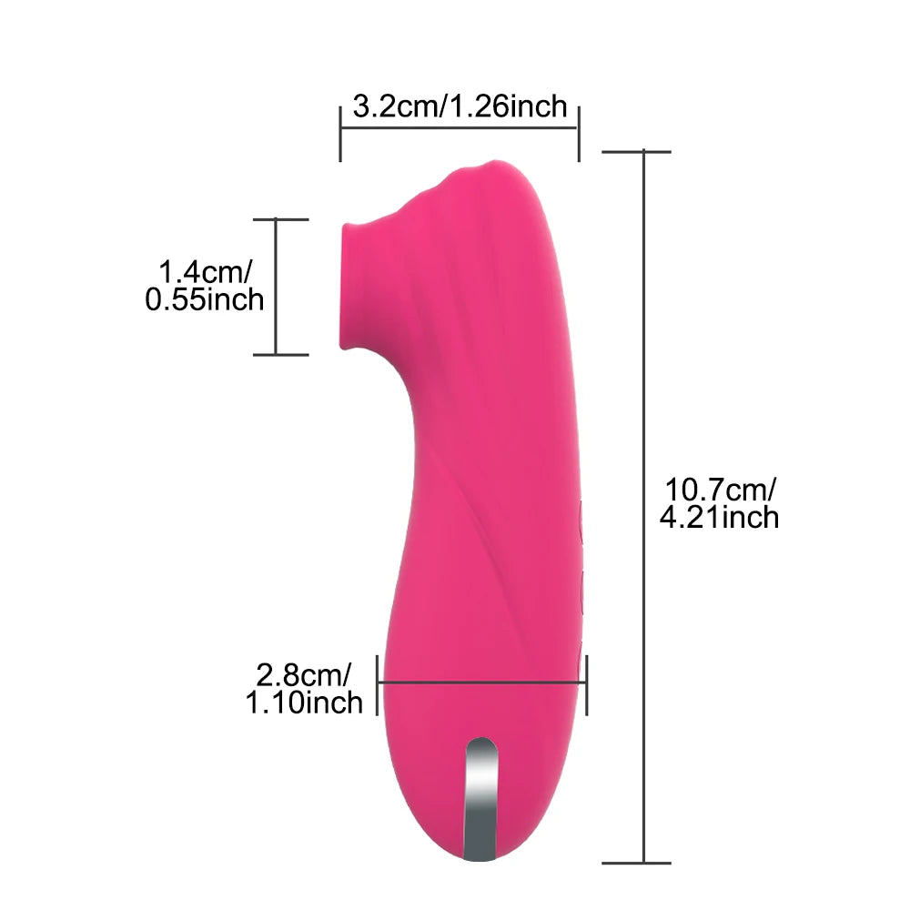 Clitoral Suction Vibrator with Nipple Stimulation