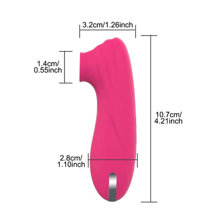 Clitoral Suction Vibrator with Nipple Stimulation