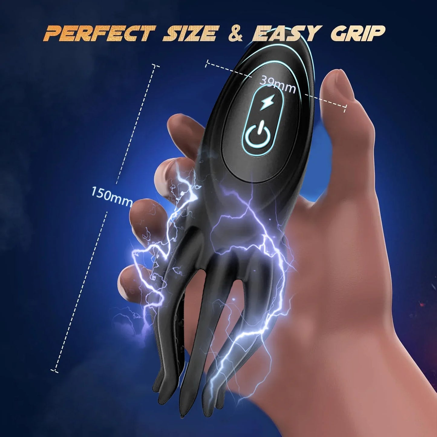 Electric Penis Vibrator with 9 Modes & Delay Training