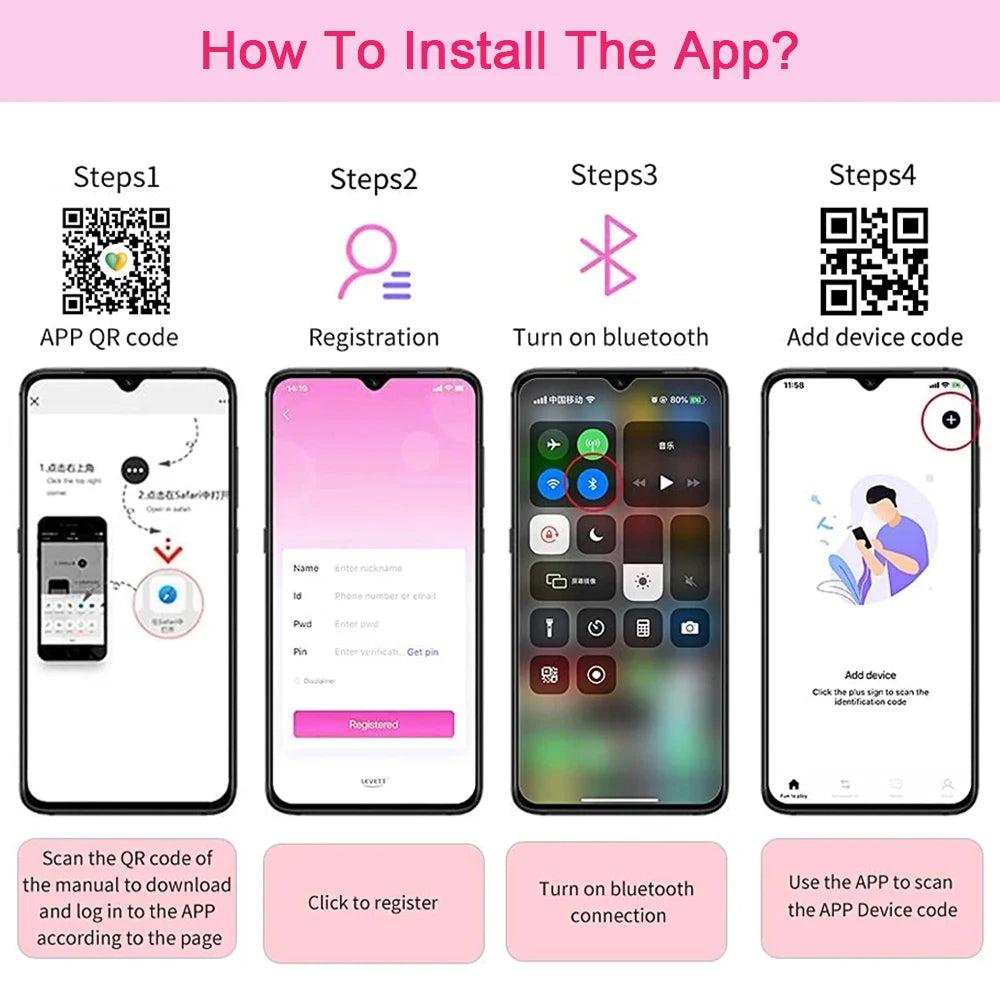 Bluetooth APP-Controlled 3-in-1 Dildo & Clit Sucker