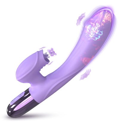 Heating Rabbit Vibrator for Women with G-Spot & Clitoral Stimulation