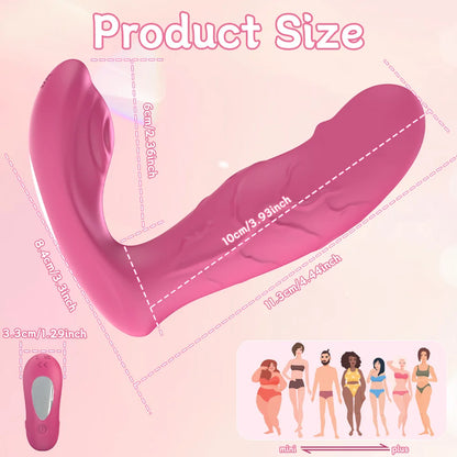 APP-Controlled Thrusting Panty Vibrator for G-Spot & Clit