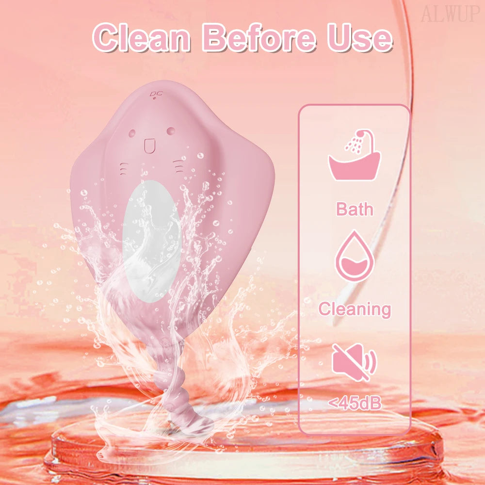 APP-Controlled Wearable Panty for Clitoral & Anal Stimulation