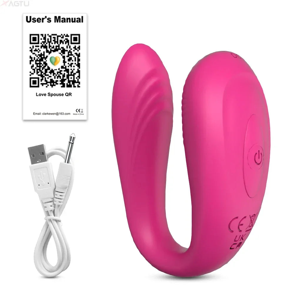 Remote G-Spot & Clitoral Vibrator Panty for Women