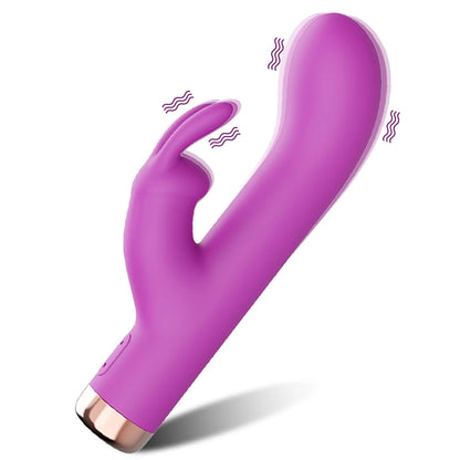 3-in-1 Dildo Rabbit Vibrator G-Spot & Clitoral Anal Stimulator