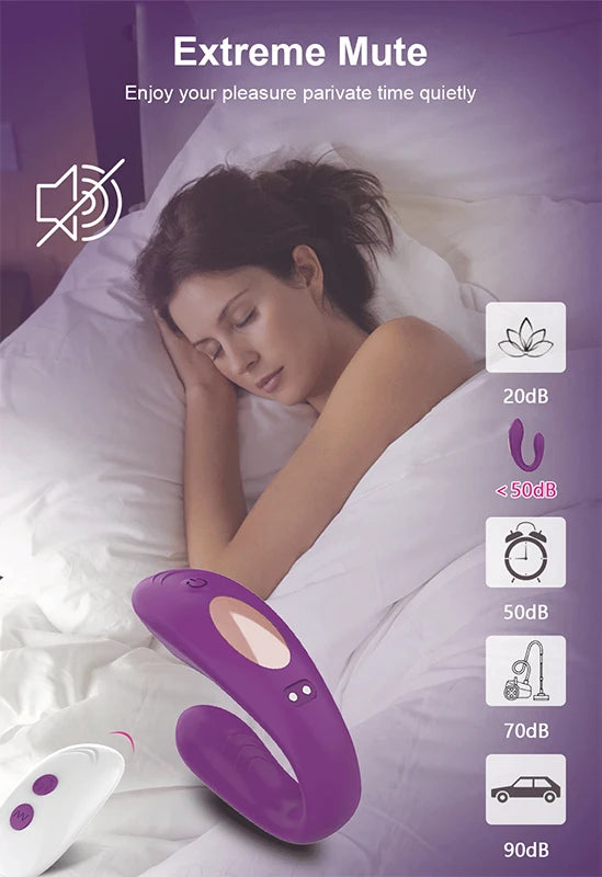 Remote G-Spot & Clitoral Vibrator Panty for Women