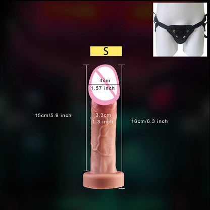 Skin-Feel Realistic Dildo with Suction Cup