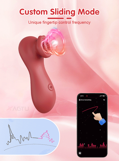 App-Controlled Clitoral Sucker with Vibration & Nipple Stimulation