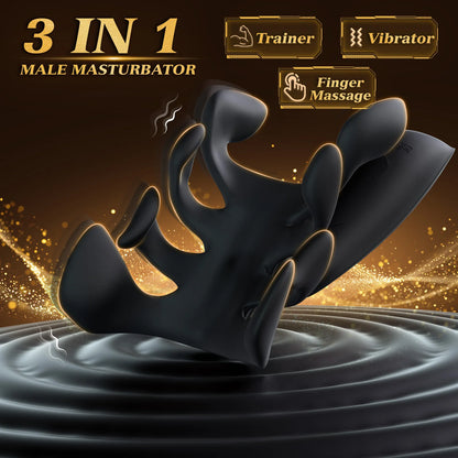 Penis Trainer & Delay Masturbator: Glans Stimulator for Endurance Control