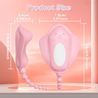 APP-Controlled Wearable Panty for Clitoral & Anal Stimulation