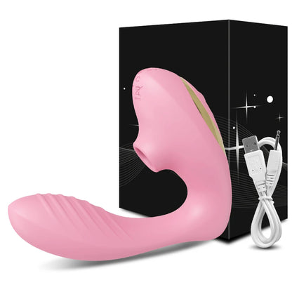 Dual-Action Clit Sucker and G-Spot Vibrator