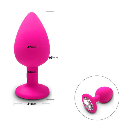 4pcs Soft Silicone Anal Plug Mini Erotic Butt Plug for Anal Toy Beginner Prostate Massager Sex Toy for Men Women Gay Couples