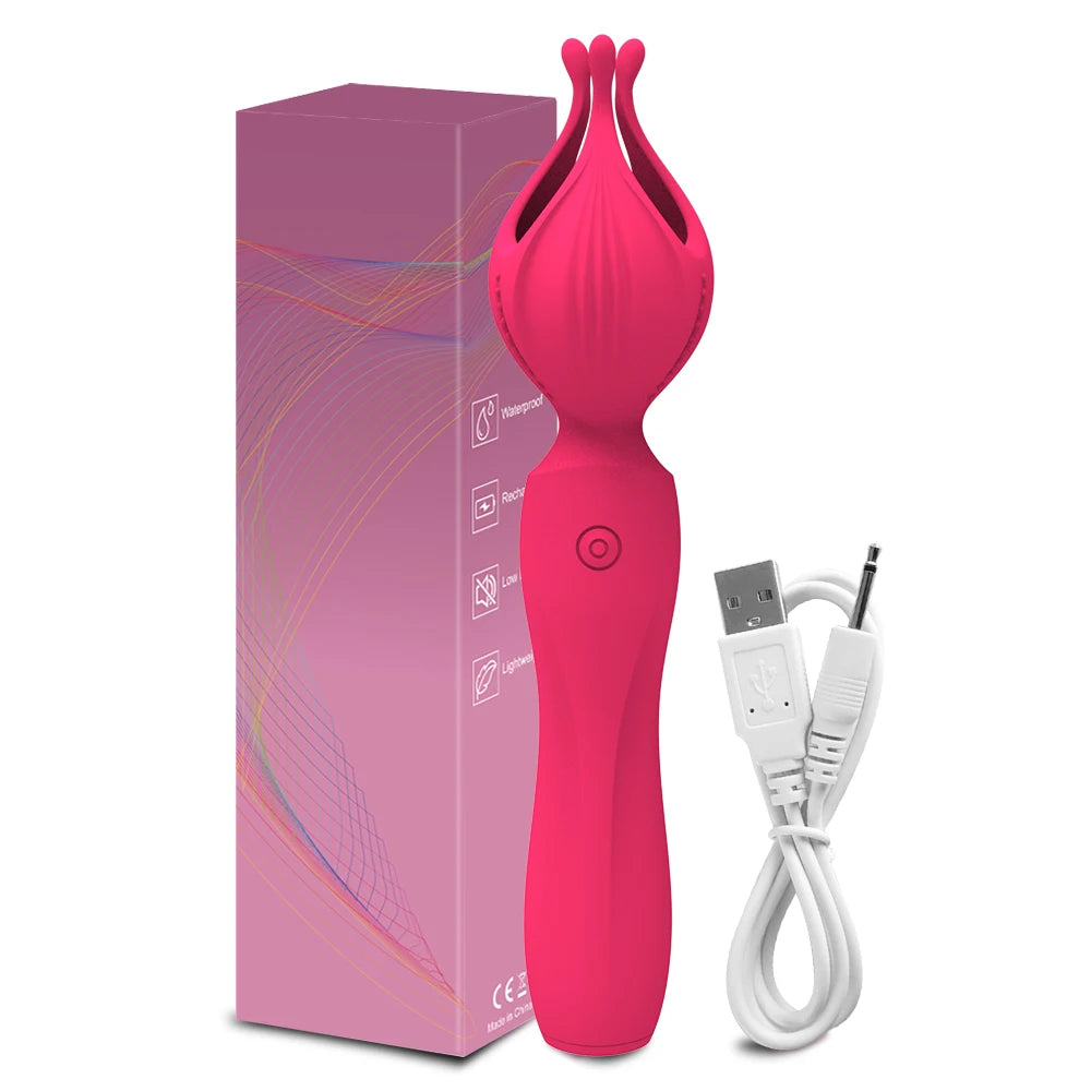 Wiggle Motion Vibrator for Clitoral & Nipple Stimulation