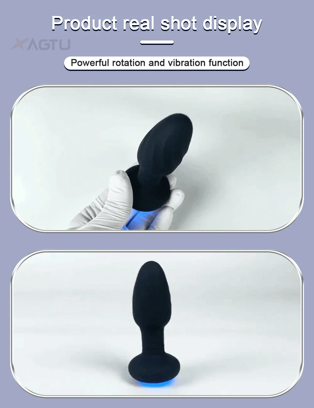 360° Rotation APP Control LED Butt Plug & Prostate Massager