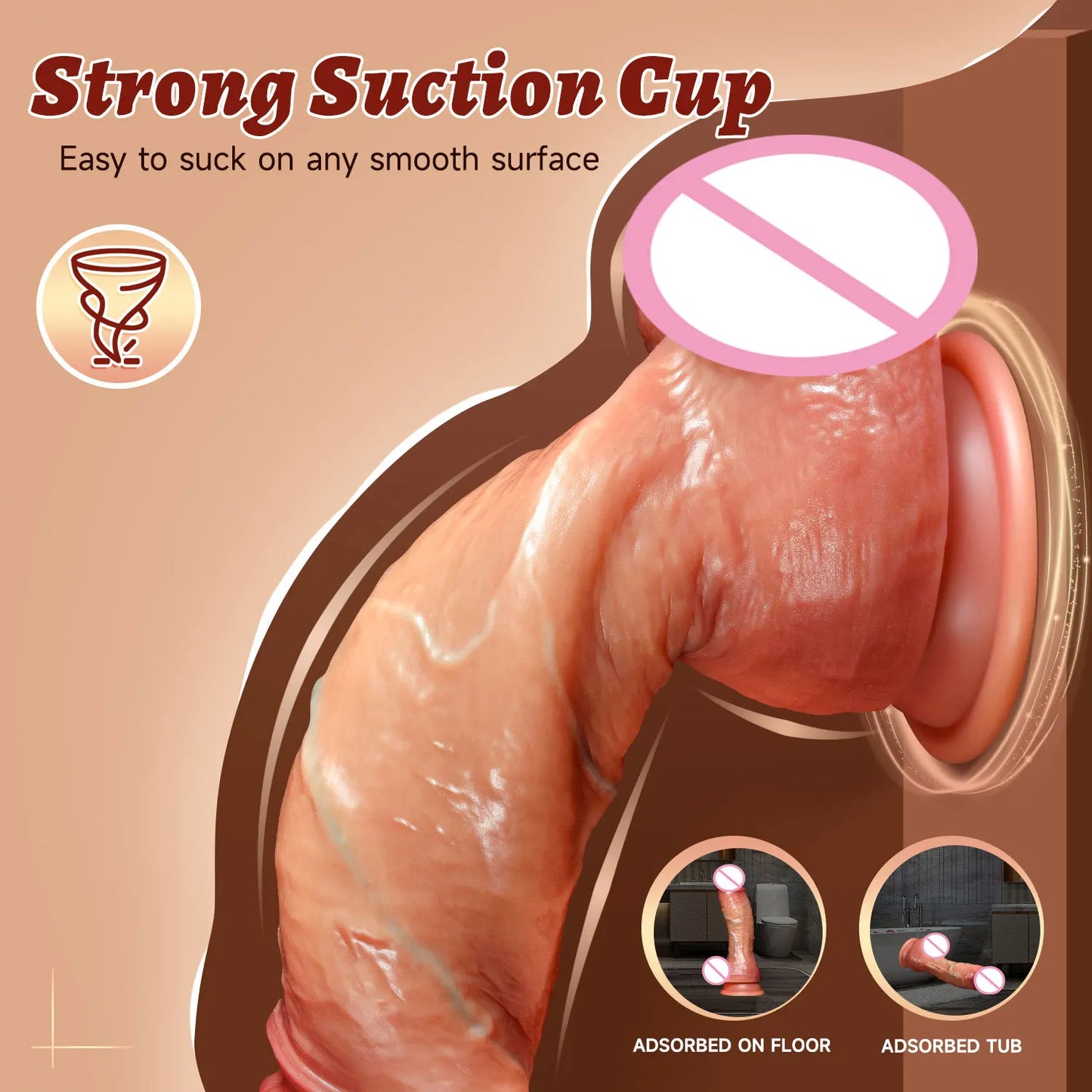 Huge Realistic Dildo for Double Penetration