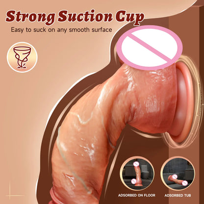 Huge Realistic Dildo for Double Penetration