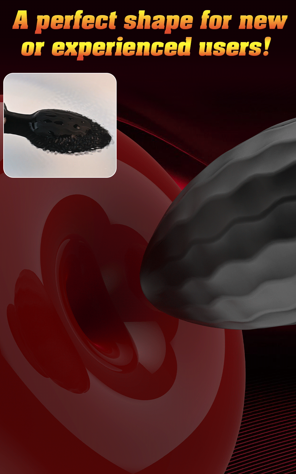 APP Control LED Vibrating Butt Plug