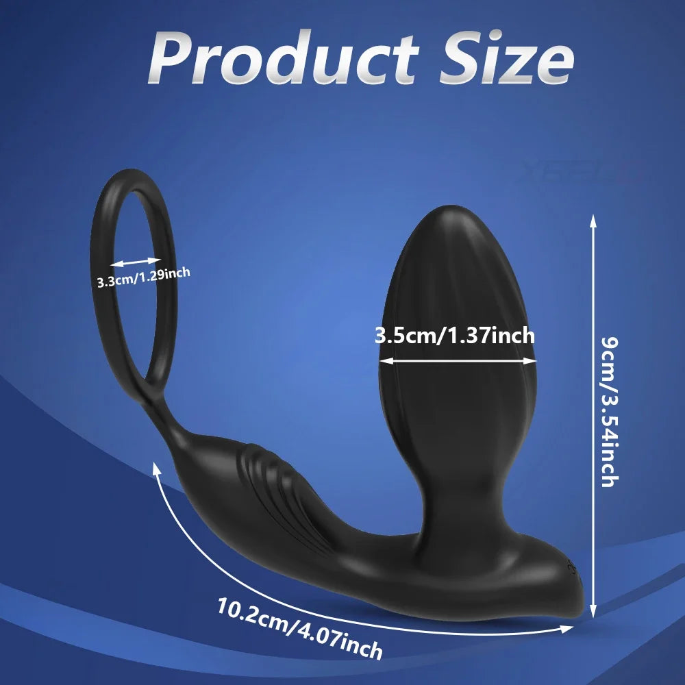 APP Control Prostate Massager with Rotation & Vibration