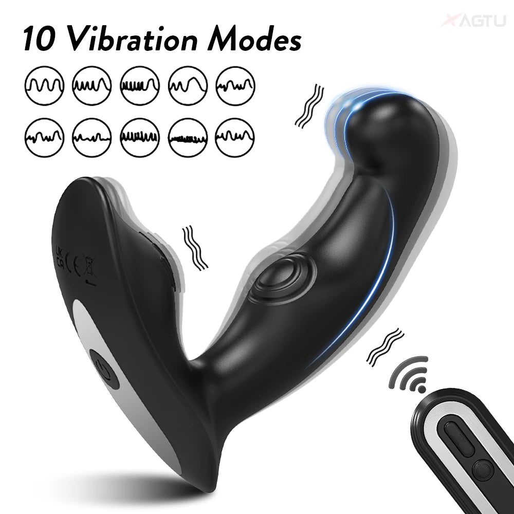 Remote Control Vibrating Butt Plug for Women & Prostate Massager