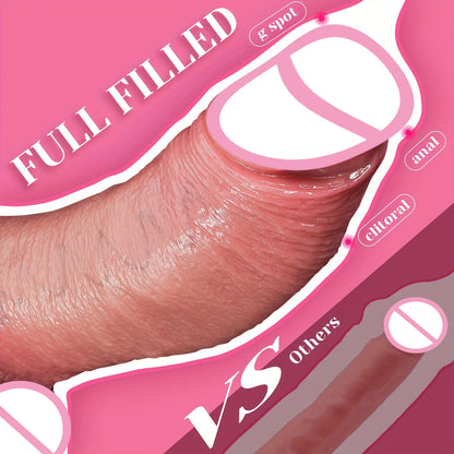 Skin-Feel Realistic Huge Dildo with Suction Cup