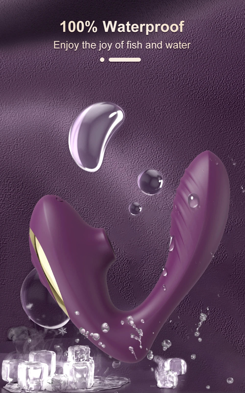 Dual-Action Clit Sucker and G-Spot Vibrator