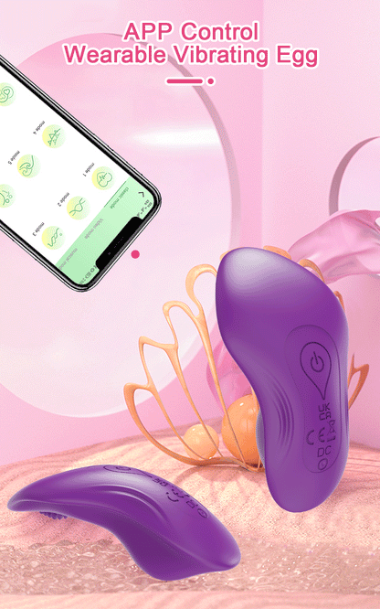 Wearable APP-Controlled Clit Vibrator for Couples & Solo Play