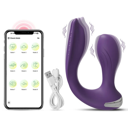 APP-Controlled Dual-Ended Panty Vibrator for Clit & Anal