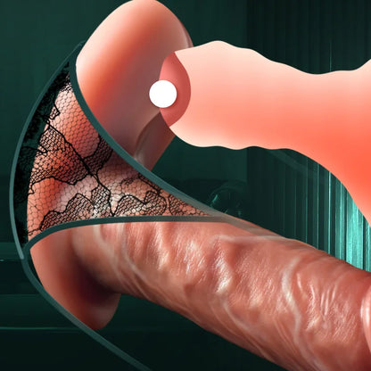 Wearable Remote Thrusting Dildo for Women