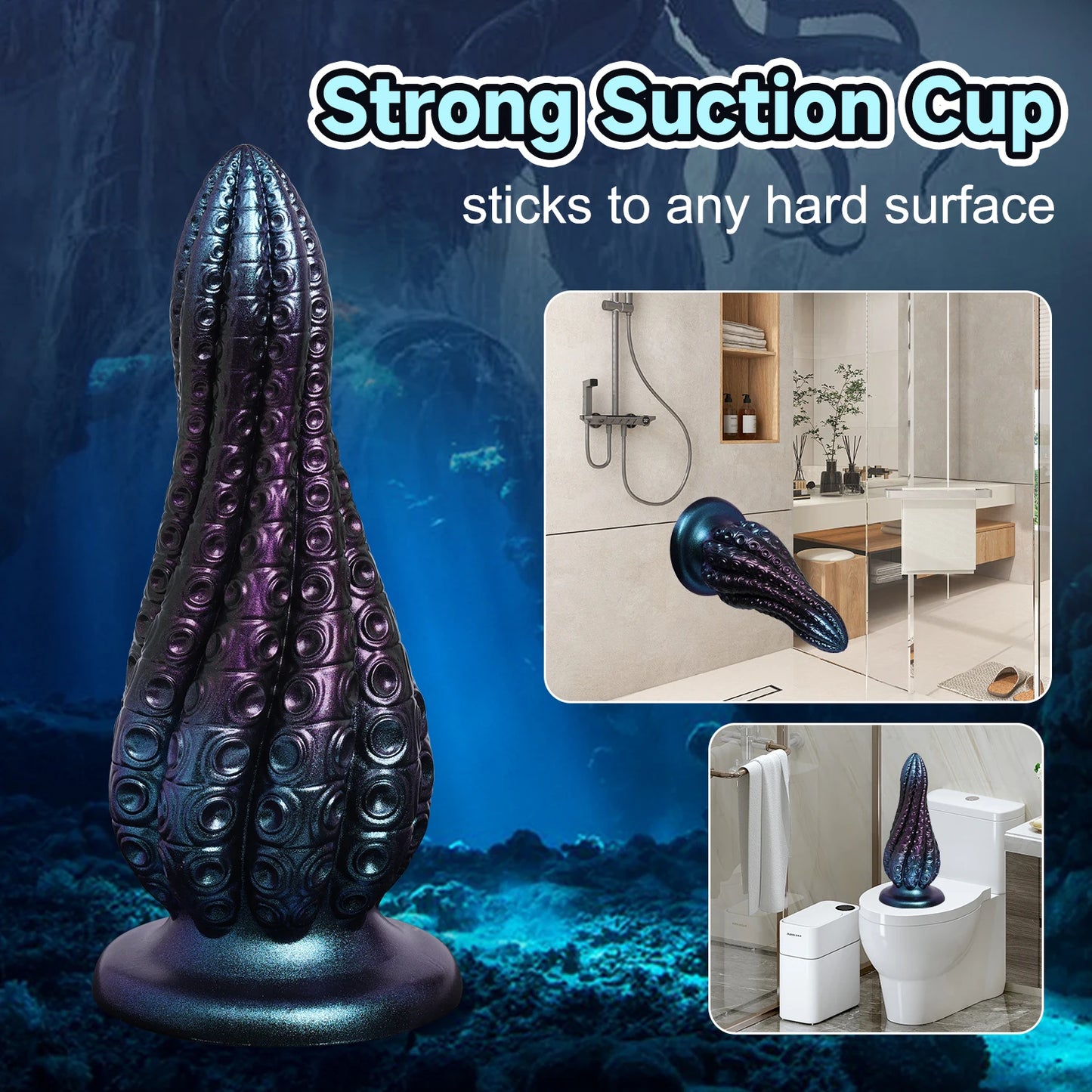 Octopus Tentacle Butt Plug - Dual Vaginal & Anal Dilator