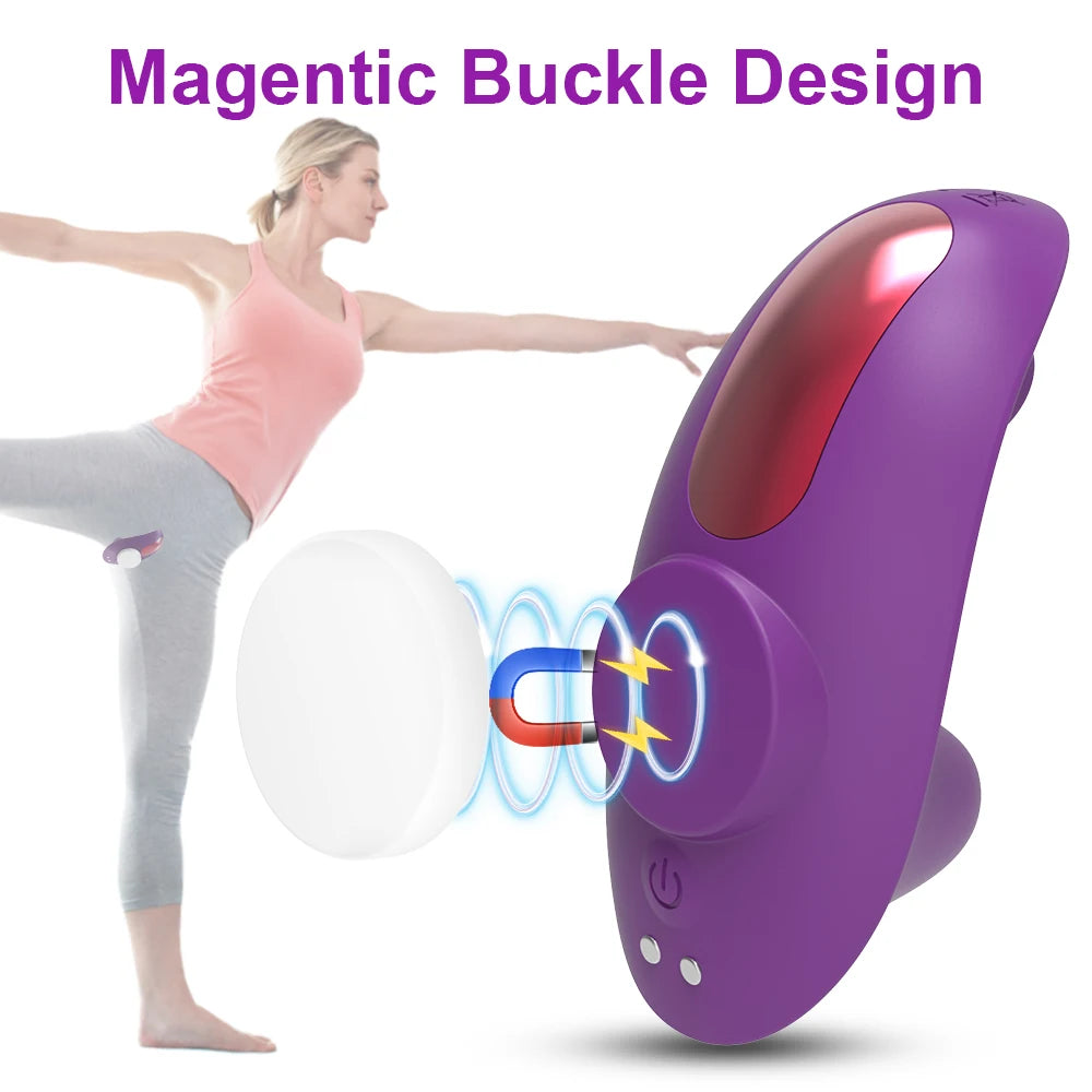Remote Control Clit Sucker Panty with Magnetic Seal