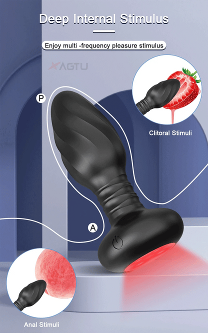 360° Rotation APP Control LED Butt Plug & Prostate Massager