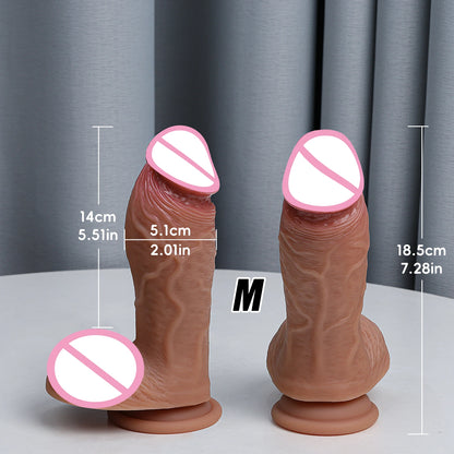 Huge Veined Realistic Dildo with Suction Cup
