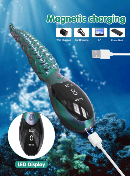 Monster Octopus Tentacle Dildo for G-Spot & Anal Play