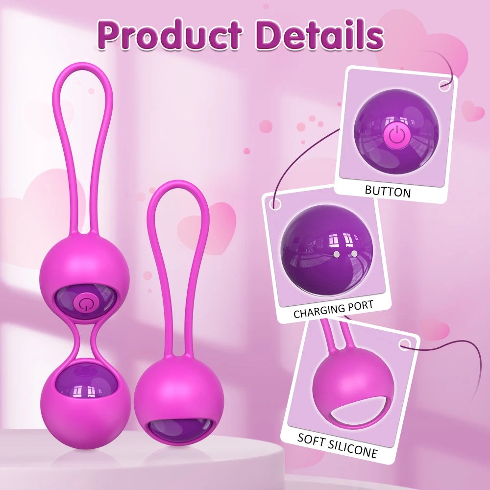 Smart Remote Geisha Kegel Balls for Vaginal Tightening