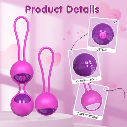 Smart Remote Geisha Kegel Balls for Vaginal Tightening