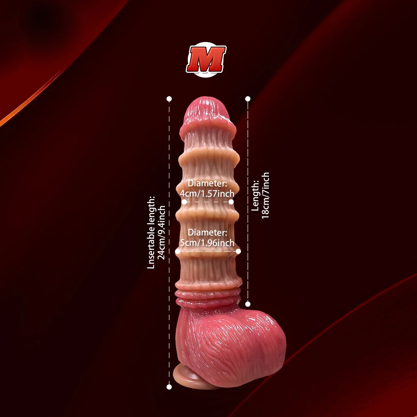 3-Size Monster Dildo Set - Large & Realistic