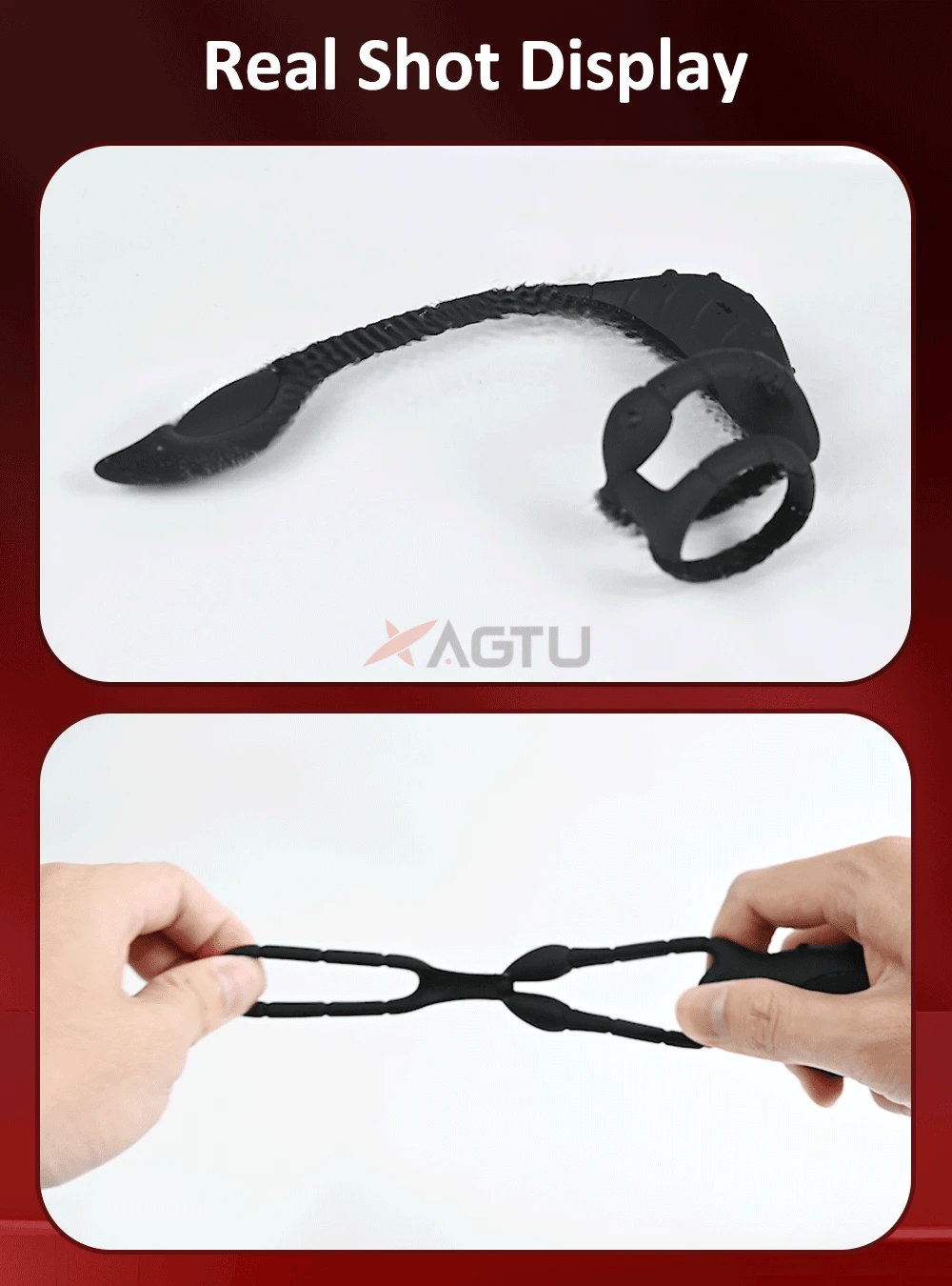 APP Control Cock Ring & Vibrating Butt Plug Prostate Massager Combo