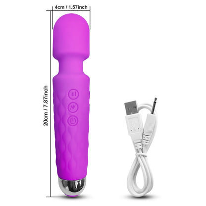 Wand Vibrator for Clitoral Nipple & Breast Stimulation