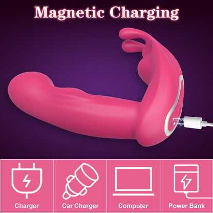 APP-Controlled Rabbit Panty Vibrator for G-Spot & Clit