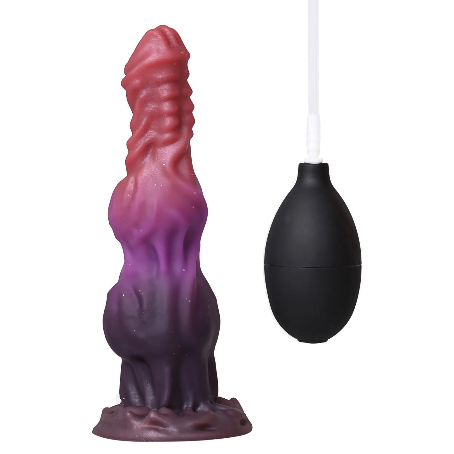 Realistic Knotted Dildo - Ejaculating Inflatable Anal Toy