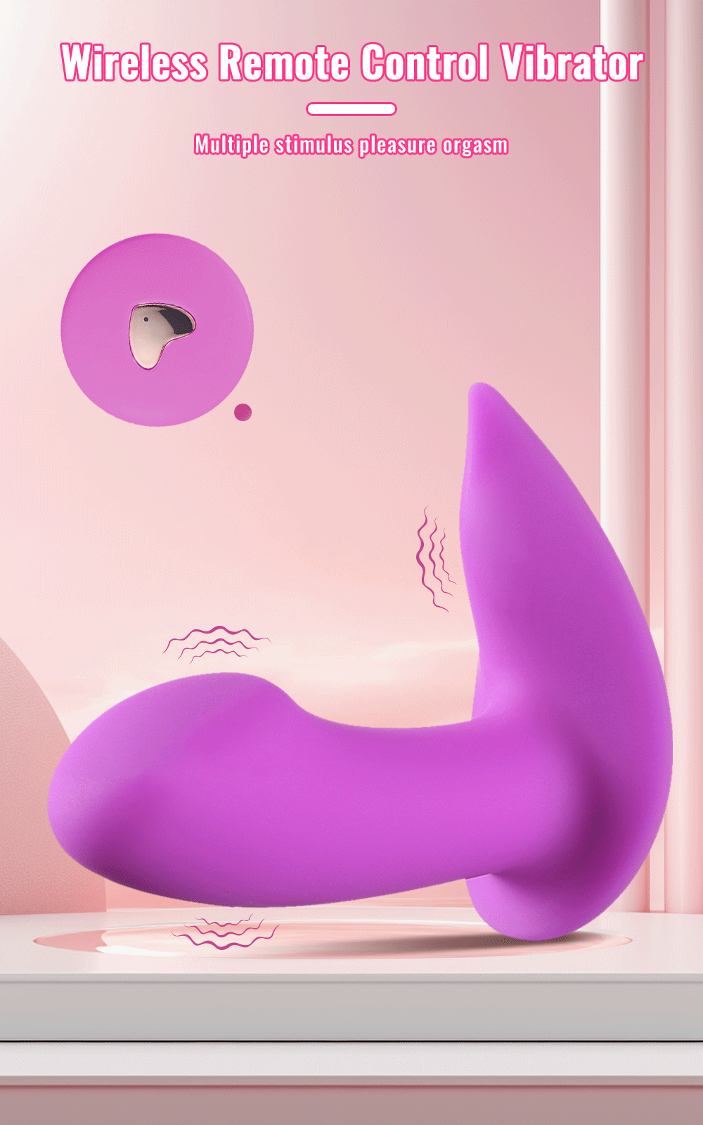 Remote Panty Vibrator for G-Spot & Clitoral Stimulation