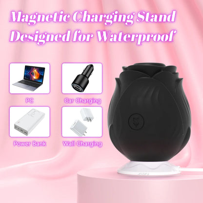 Air-Pulse Clitoral Sucker with Nipple Stimulation and Vibrations