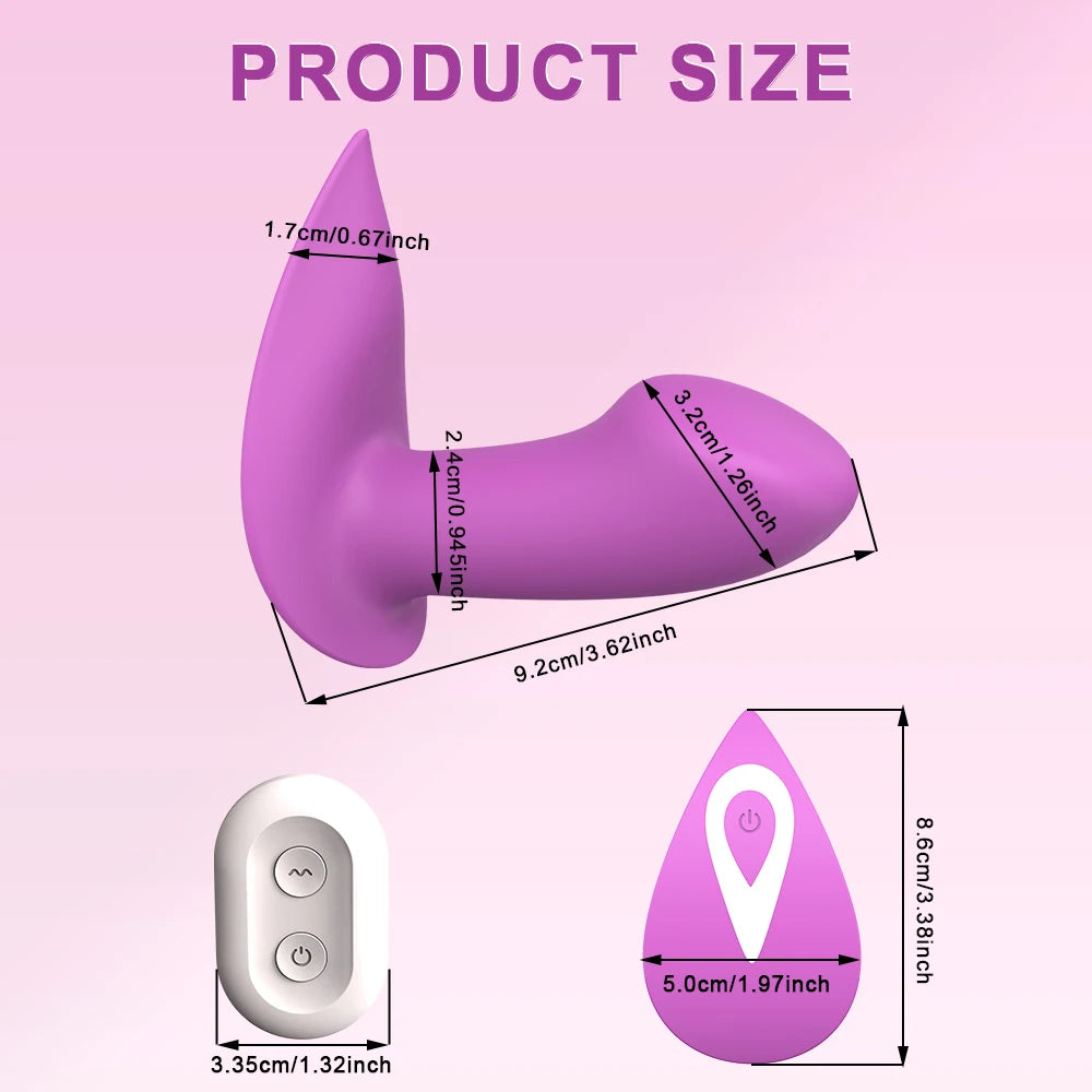 Remote Panty Vibrator for G-Spot & Clitoral Stimulation