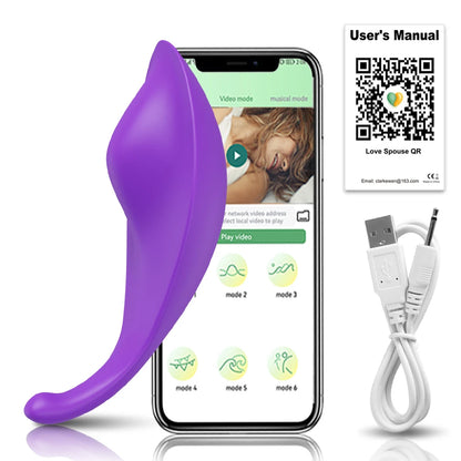 APP-Controlled Wearable Panty for Clitoral & Anal Stimulation