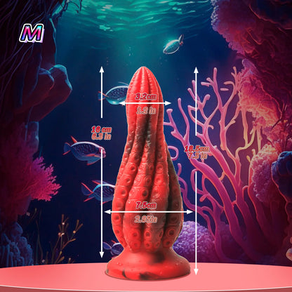 Octopus Tentacle Butt Plug - Dual Vaginal & Anal Dilator
