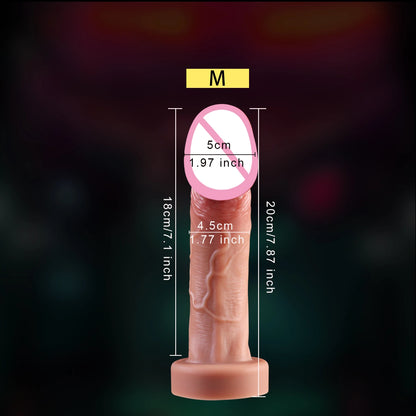 Skin-Feel Realistic Dildo with Suction Cup